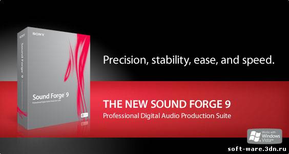 SONY Sound Forge Pro 10.0d.503 + crack цифровой аудио. татарские песни - ск